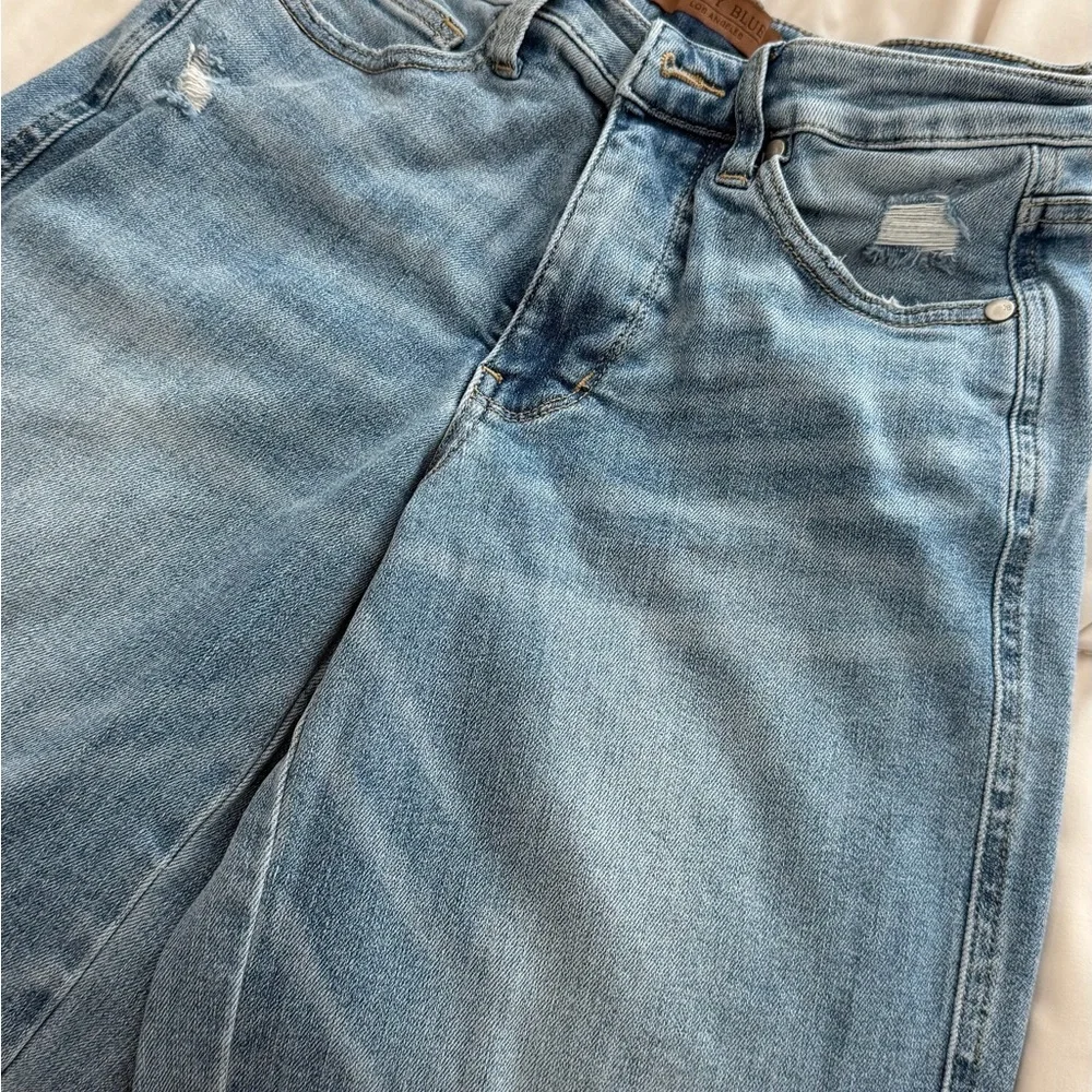 Judy Blue Bayside Bliss Tummy Control Wide Leg Jeans - Picture 5 of 6